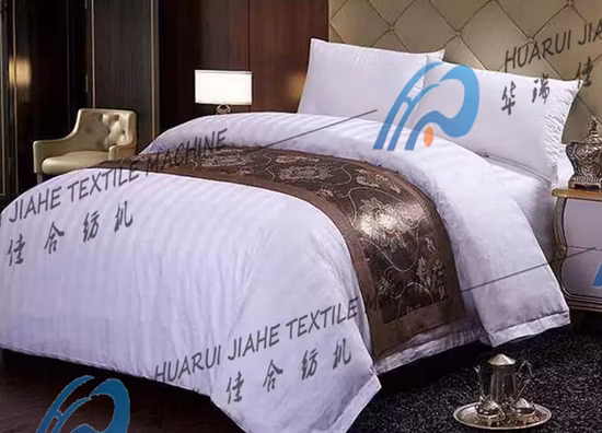 Einfache/Nocken-/Dobby-Shedding-Baumwollweberei, intelligenter Luftdüsenwebstuhl/kleiner Luftdüsenwebstuhl, wirtschaftliches Modell mit 1,5 Kettfäden und 1 Stoffrolle, Polyester-Bettlakenstoff